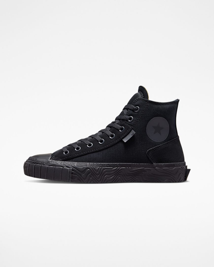 Tenisi Inalti Dama Converse Chuck Taylor Alt Star Wavy Negrii Gri Inchis Negrii | RO XGRIF819